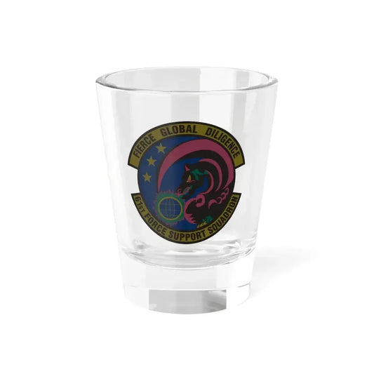 61 Force Support Squadron AFSPC (U.S. Air Force) Shot Glass 1.5oz 1.5oz - Go Mug Yourself
