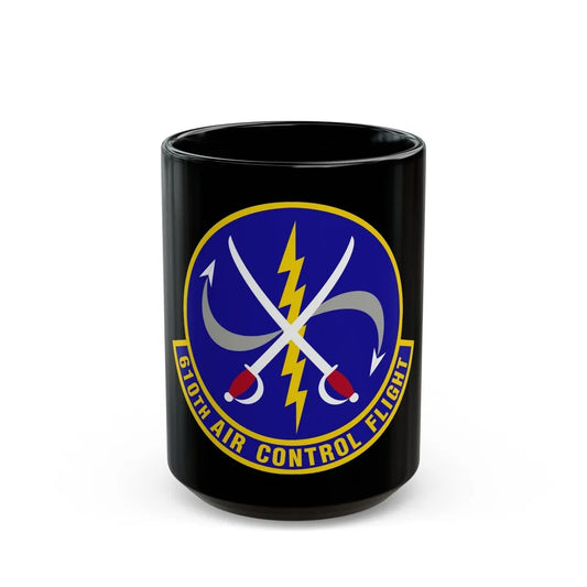 610 Air Control Flight PACAF (U.S. Air Force) Black Coffee Mug-15oz-Go Mug Yourself