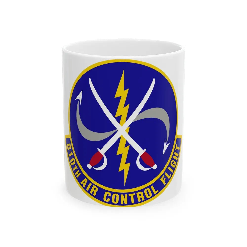 610 Air Control Flight PACAF (U.S. Air Force) White Coffee Mug-11oz-Go Mug Yourself