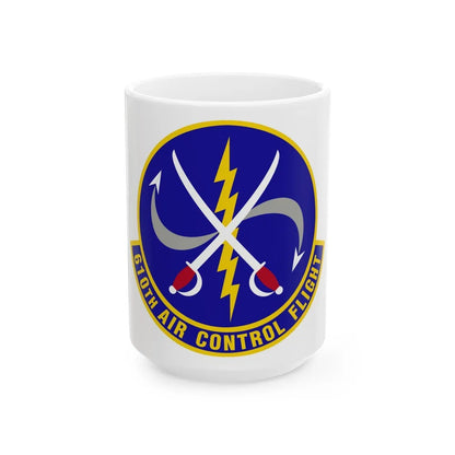 610 Air Control Flight PACAF (U.S. Air Force) White Coffee Mug-15oz-Go Mug Yourself