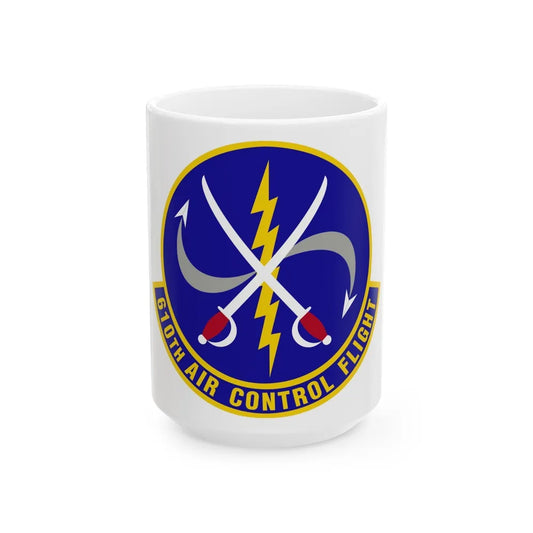 610 Air Control Flight PACAF (U.S. Air Force) White Coffee Mug-15oz-Go Mug Yourself