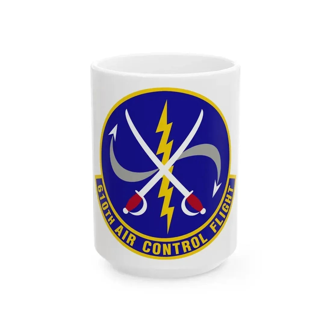 610 Air Control Flight PACAF (U.S. Air Force) White Coffee Mug 15oz - Go Mug Yourself