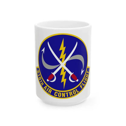 610 Air Control Flight PACAF (U.S. Air Force) White Coffee Mug 15oz - Go Mug Yourself