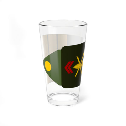 Army FRA OF 02 ROTATION INFANTRY (Military Rank) Pint Glass 16oz