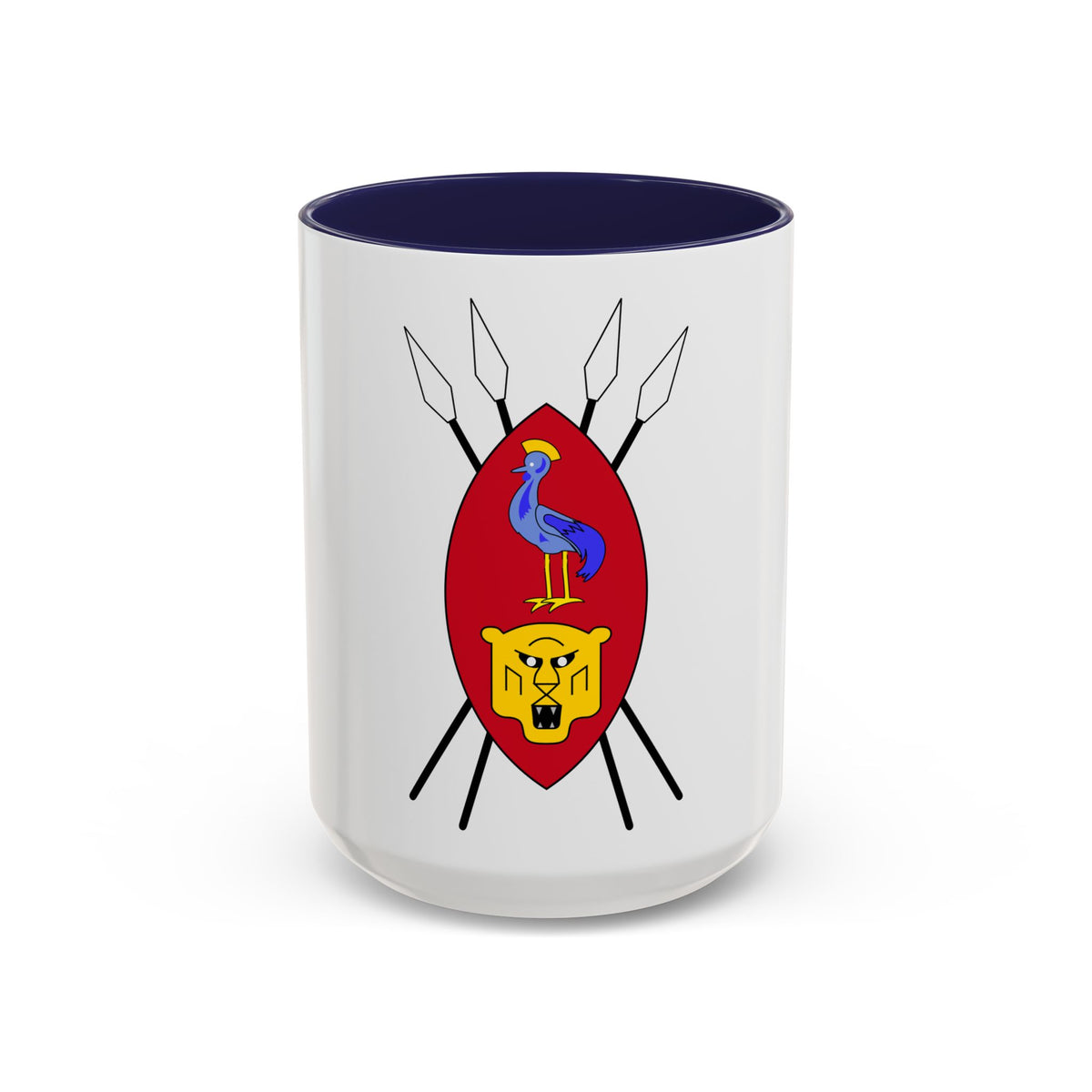 Coat of arms of Ruanda-Urundi - Accent Coffee Mug