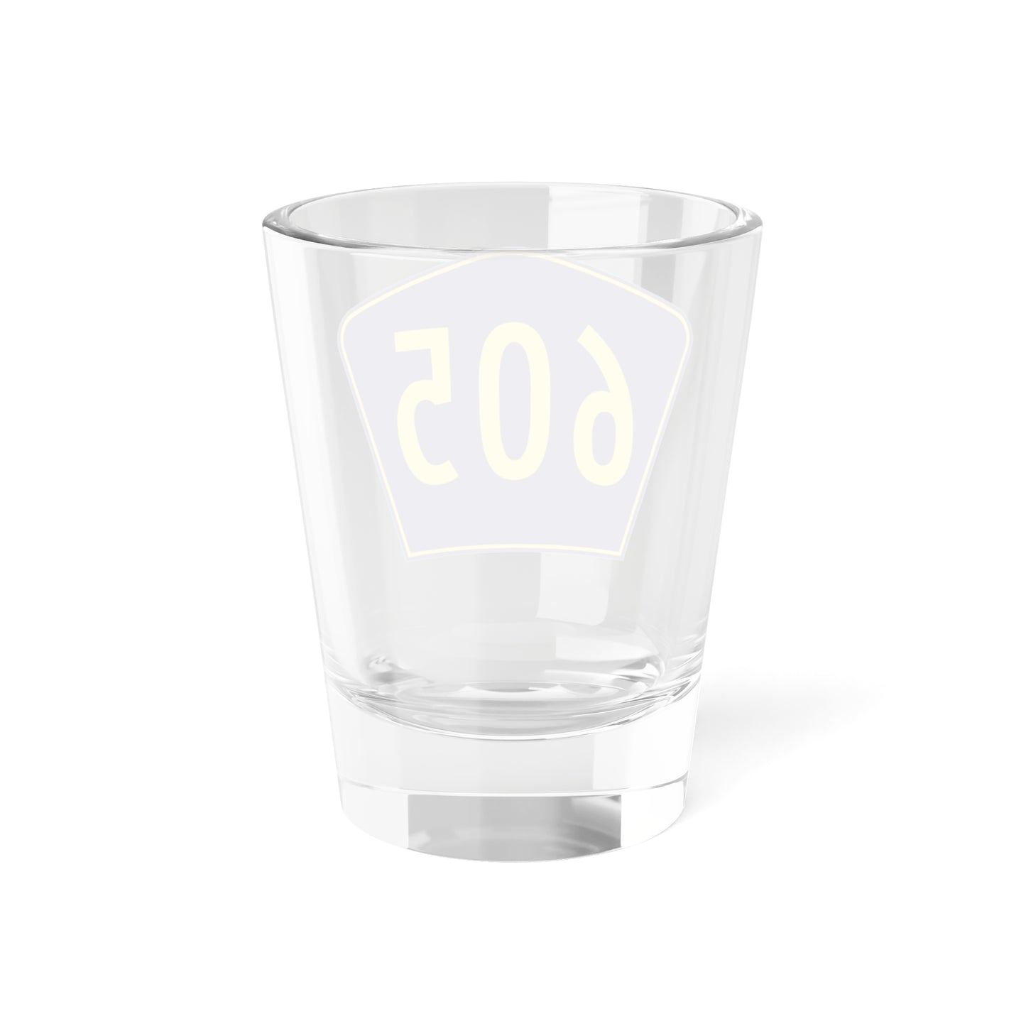 PR secondary 605 (Puerto Rico) (Road Sign) Shot Glass 1.5oz