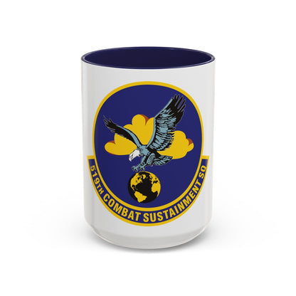 519th Combat Sustainment Squadron (U.S. Air Force) Accent Coffee Mug