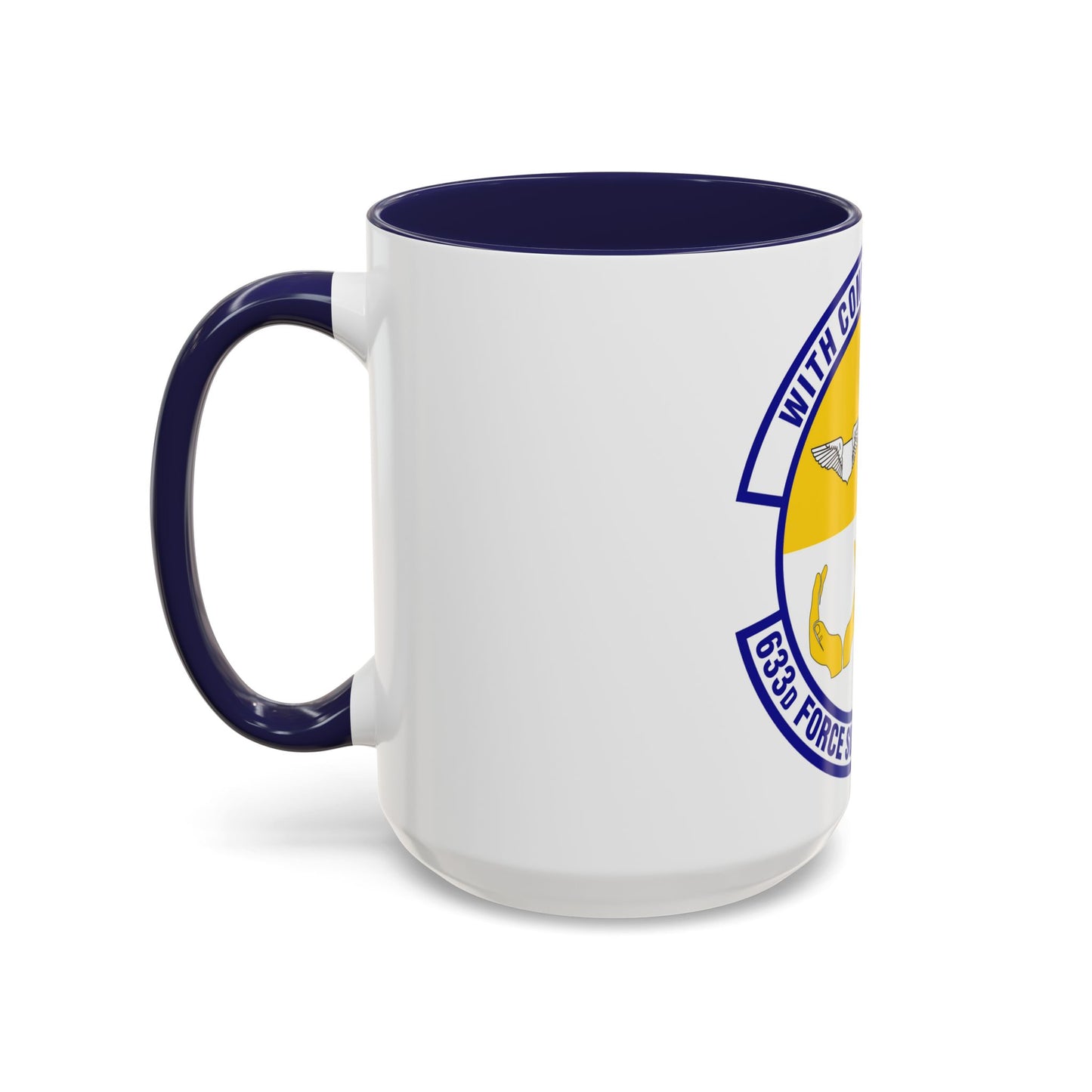 633d Force Support Squadron (U.S. Air Force) Accent Coffee Mug