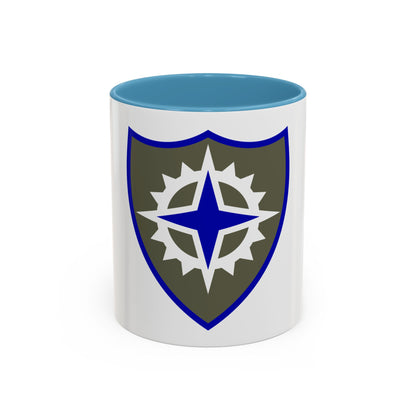 XVI Corps (U.S. Army) Accent Coffee Mug