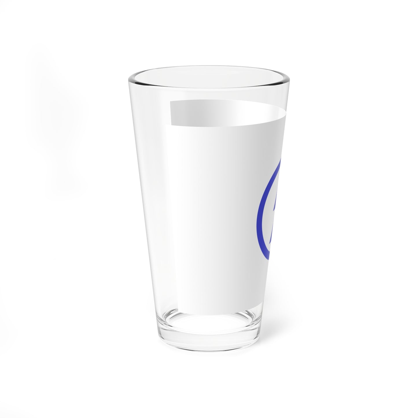 Flag of Nita Shimane 1955-2005 blue version (Japan) Pint Glass 16oz
