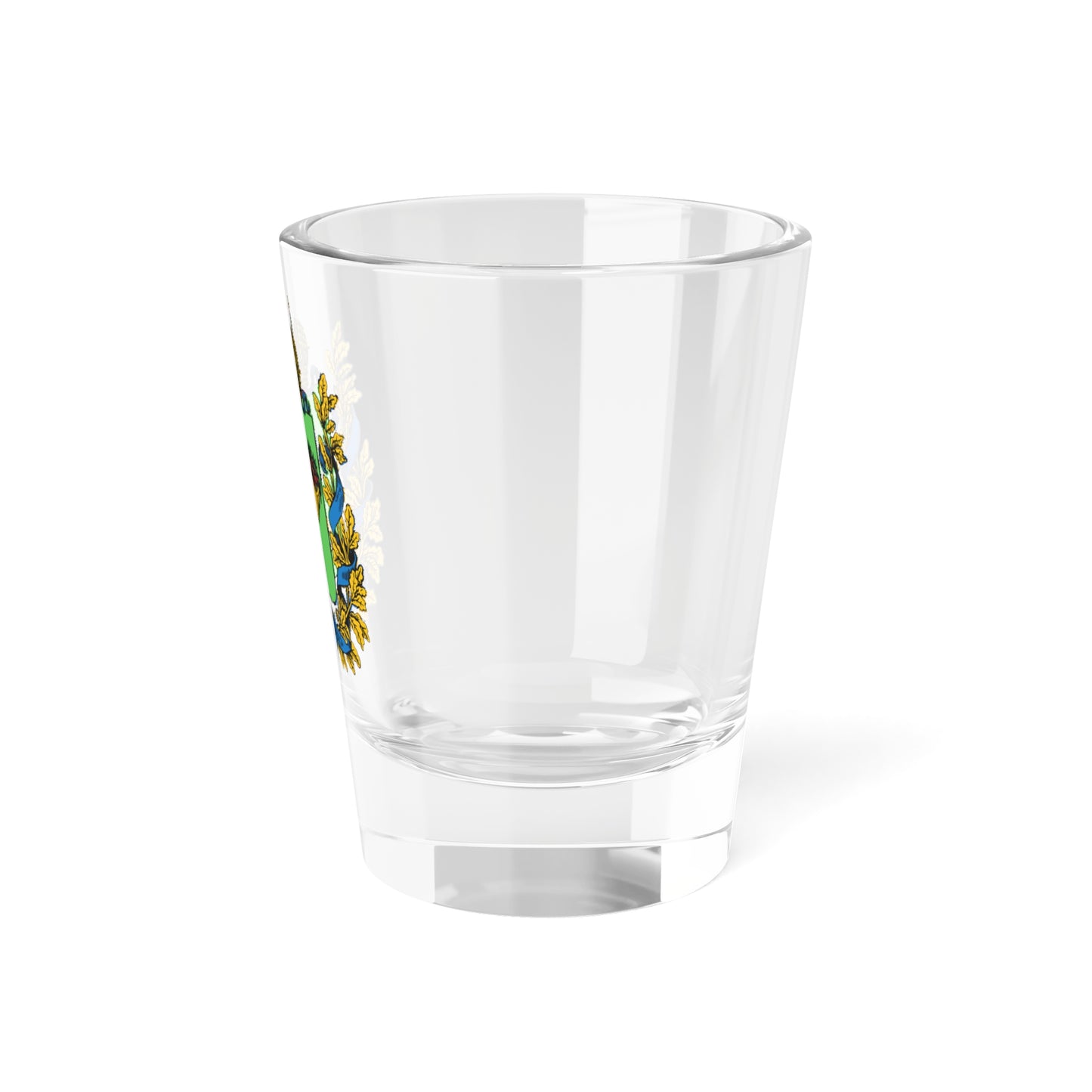 Coat of arms of Kharkov Governorate 1887 (Russia) (Coat of Arms) Shot Glass 1.5oz