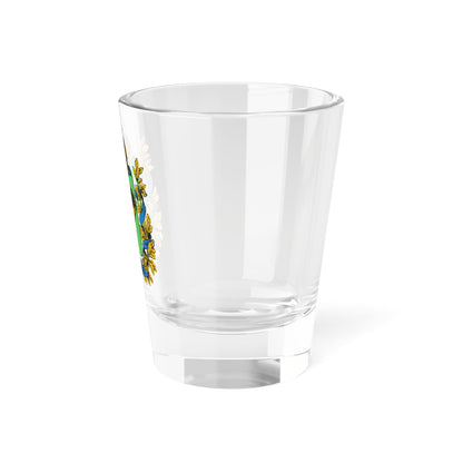 Coat of arms of Kharkov Governorate 1887 (Russia) (Coat of Arms) Shot Glass 1.5oz
