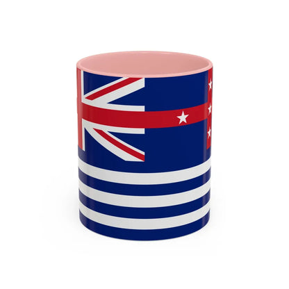 Upper Murray River Flag - Accent Coffee Mug-11oz-Pink-Go Mug Yourself