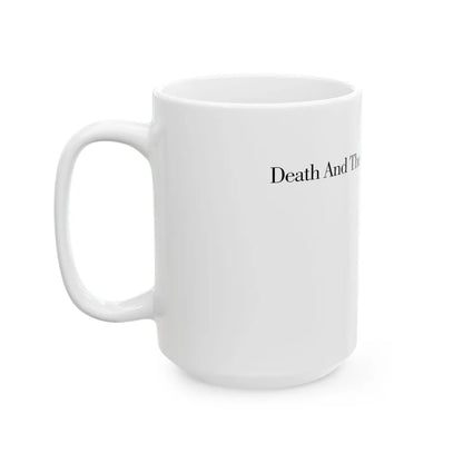 Death and the Fiery-Eyed Cat, This Week Magazine, December 7, 1958 - White Coffee Mug-Go Mug Yourself