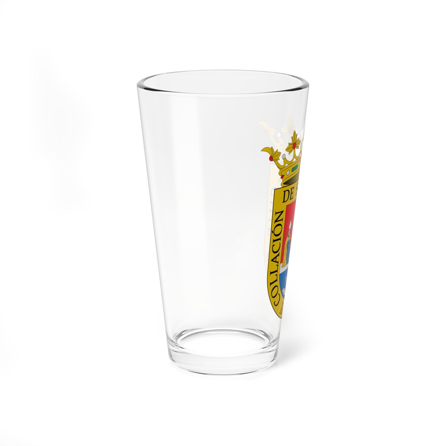 Escudo de Alcalá del Río Sevilla (Spain) (Coat of Arms) Pint Glass 16oz