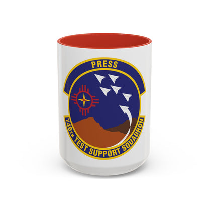 746th Test Support Squadron (U.S. Air Force) Accent Coffee Mug