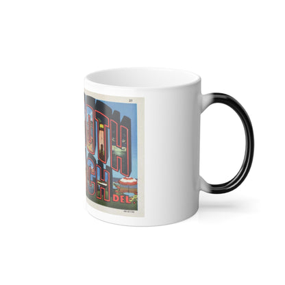 Greetings from Rehoboth Beach (Greeting Postcards) Color Changing Mug 11oz