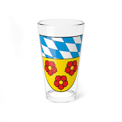 DEU Bad Abbach COA (Germany) (Coat of Arms) Pint Glass 16oz