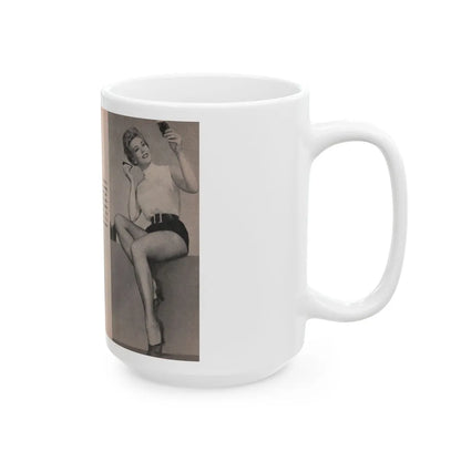 Kim Novak #146 - Scanned Mag. 66 Photos (Vintage Female Icon) White Coffee Mug-Go Mug Yourself