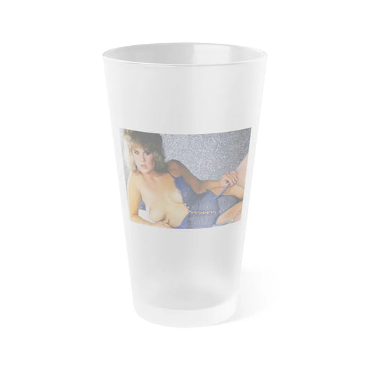 Linda Blair #352 - Topless (Vintage Female Icon) Frosted Pint 16oz-16oz-Frosted-Go Mug Yourself