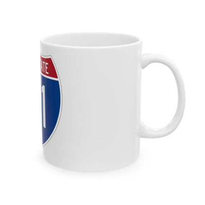 Interstate 81 (U.S. Highways) White Coffee Mug