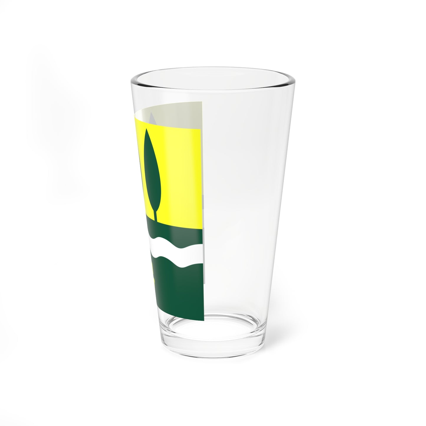 CHE Grunau ZH Flag (Switzerland) Pint Glass 16oz