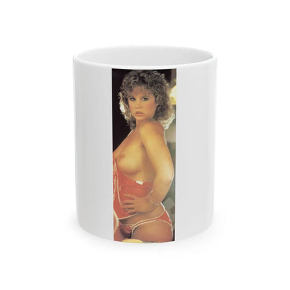 Linda Blair #158 - Topless (Vintage Female Icon) White Coffee Mug-11oz-Go Mug Yourself