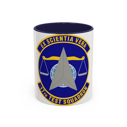 17th Test Squadron (U.S. Air Force) Accent Coffee Mug