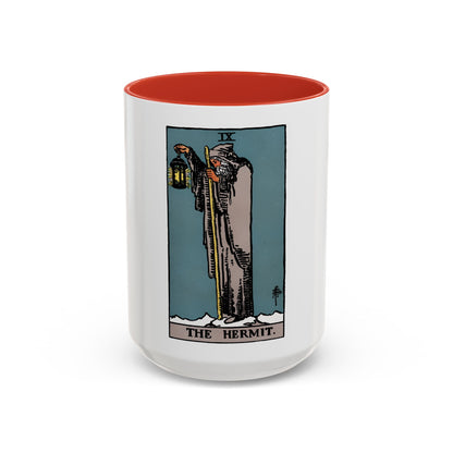 The Hermit (Tarot Card) Accent Coffee Mug