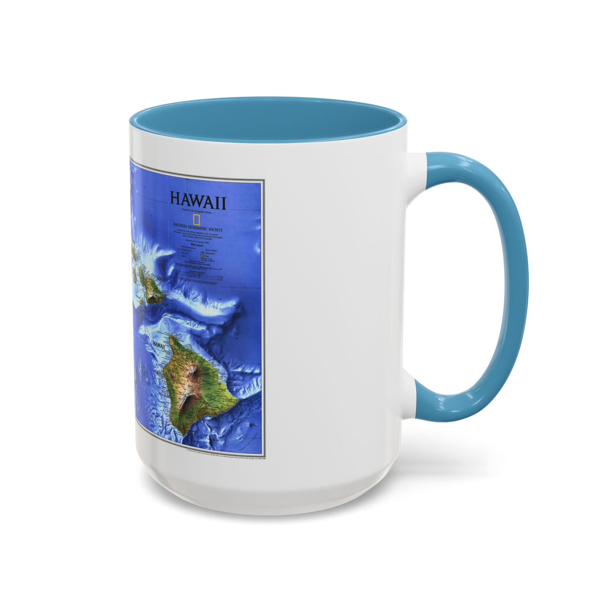 USA - Hawaii (1995) (Map) Accent Coffee Mug