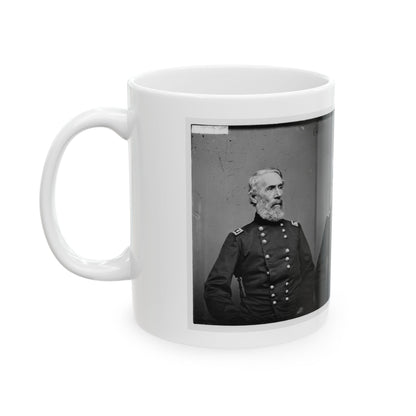 Portrait Of Maj. Gen. Edwin V. Sumner, Officer Of The Federal Army (U.S. Civil War) White Coffee Mug