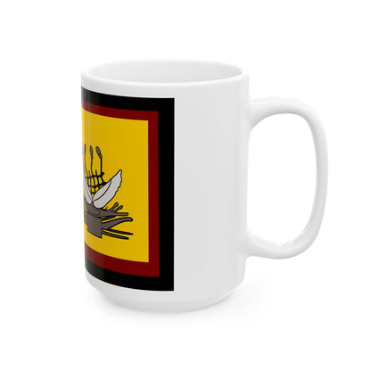 Flag of Western Province Papa New Guinea - White Coffee Mug-Go Mug Yourself