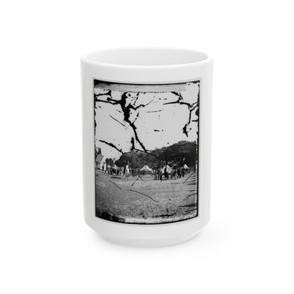 Battery Drill, U.S.A. (U.S. Civil War) White Coffee Mug