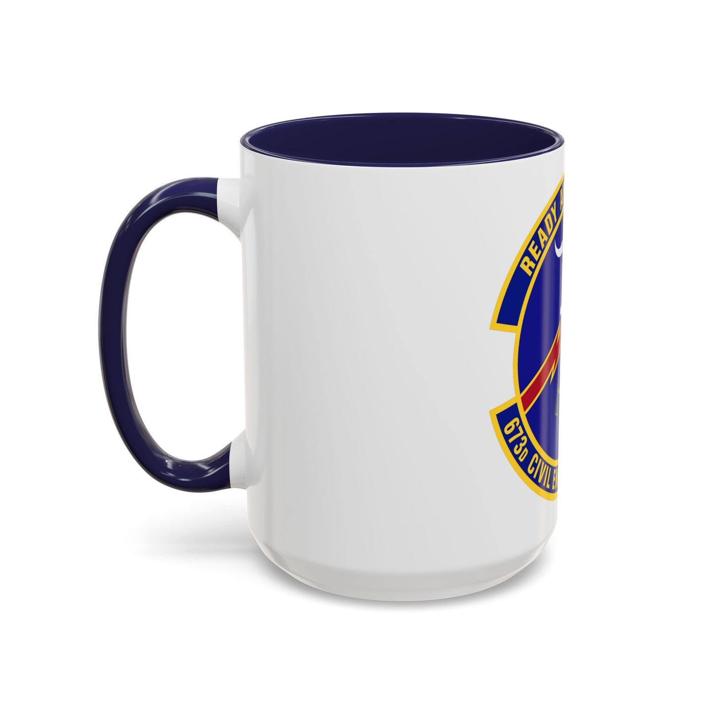 673d Civil Engineer Squadron (U.S. Air Force) Accent Coffee Mug