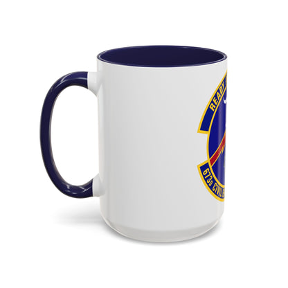 673d Civil Engineer Squadron (U.S. Air Force) Accent Coffee Mug
