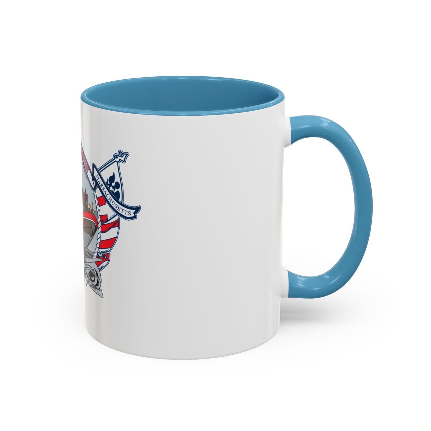 USCG Station Boston (U.S. Coast Guard) Accent Coffee Mug