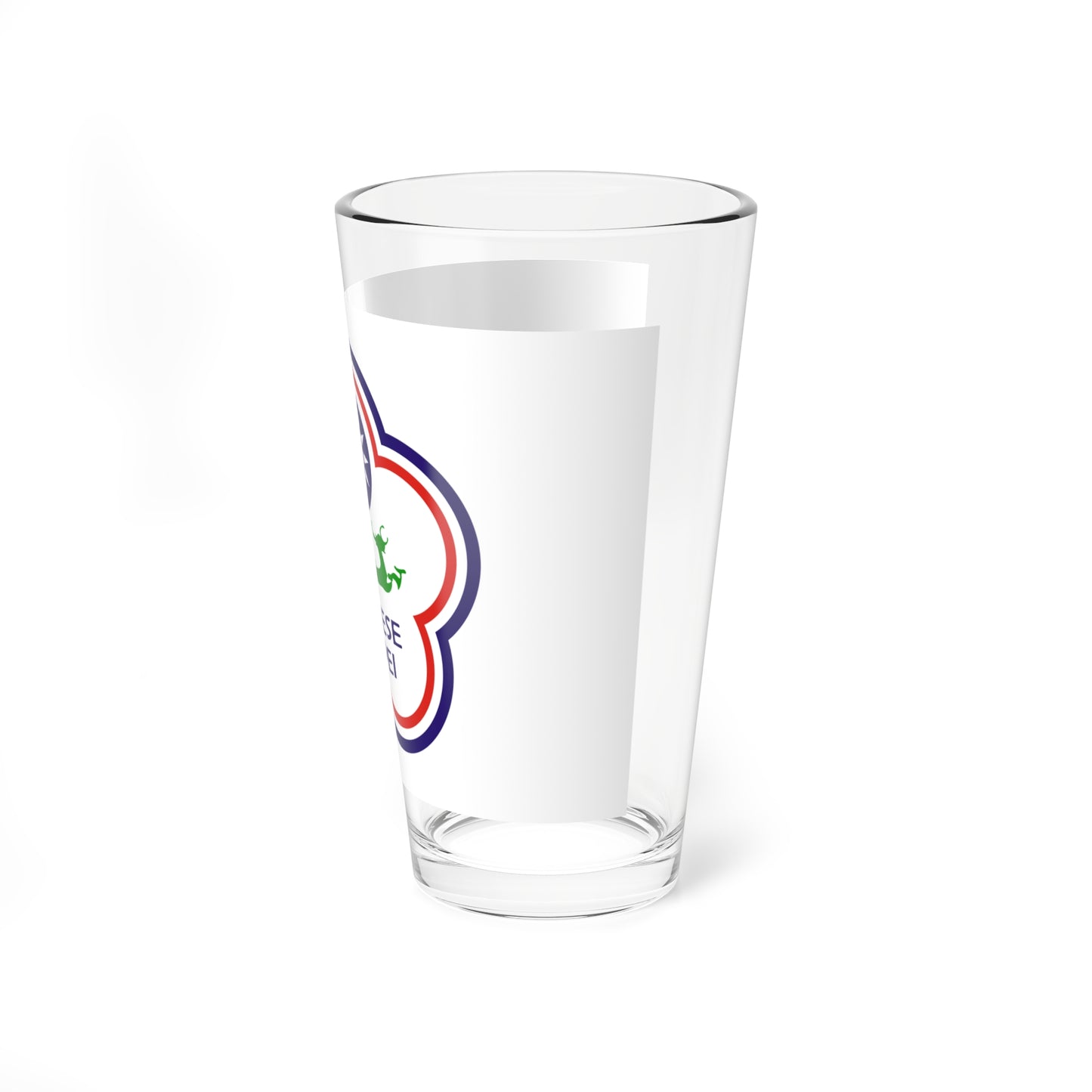 Flag of Chinese Taipei for Deaf 1997-2019 (China) Pint Glass 16oz