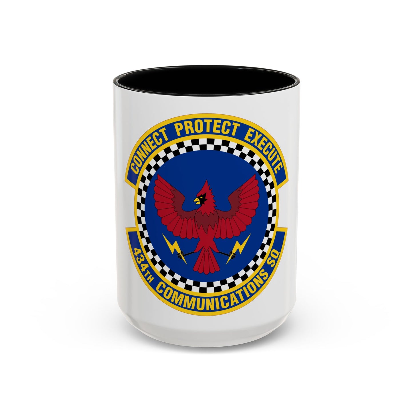 434 Communications Squadron AFRC (U.S. Air Force) Accent Coffee Mug