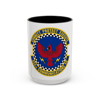 434 Communications Squadron AFRC (U.S. Air Force) Accent Coffee Mug