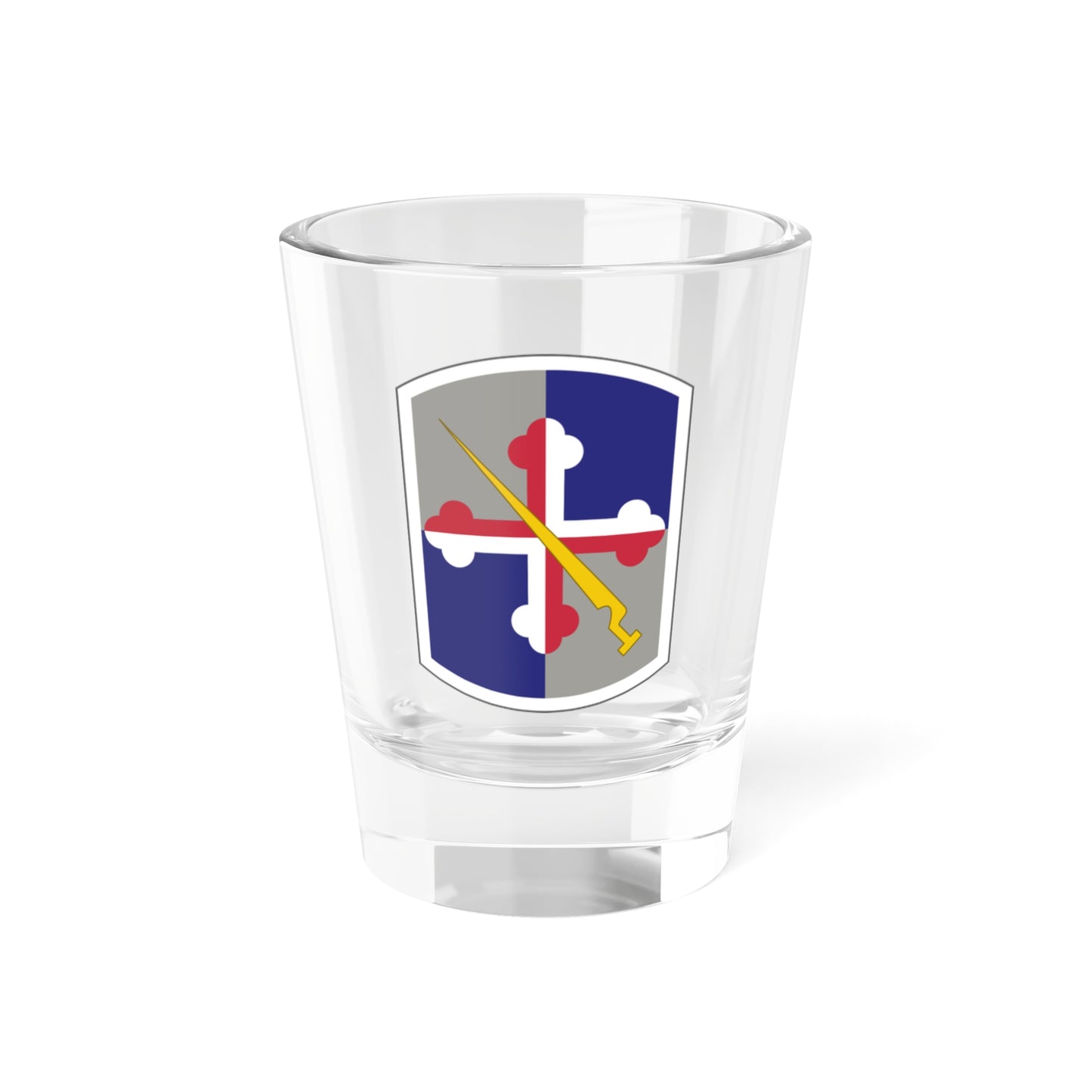 Verre à liqueur SSI de la 58e brigade d'infanterie (armée américaine) 1,5 oz