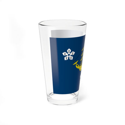 Flag of Hamilton Bermuda (United Kingdom) Pint Glass 16oz