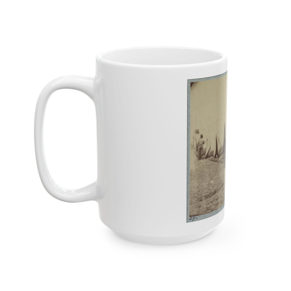 22d New York State Militia Near Harpers Ferry, Va., 1861 I.E.1862 019 (U.S. Civil War) White Coffee Mug