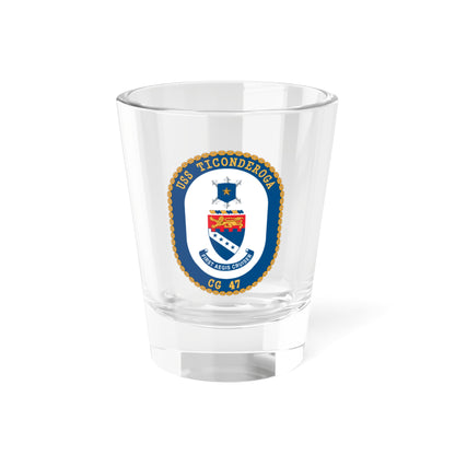 USS Ticonderoga (U.S. Navy) Shot Glass 1.5oz