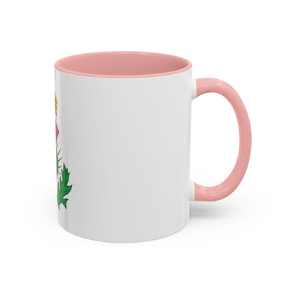 Thistle Royal Badge of Scotland - Accent Coffee Mug