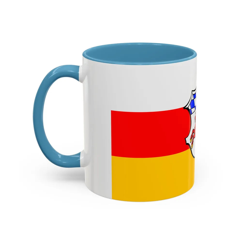 Flag of Erding Germany - Accent Coffee Mug-Go Mug Yourself