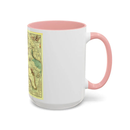 North Pole (1907) (Map) Accent Coffee Mug-Go Mug Yourself