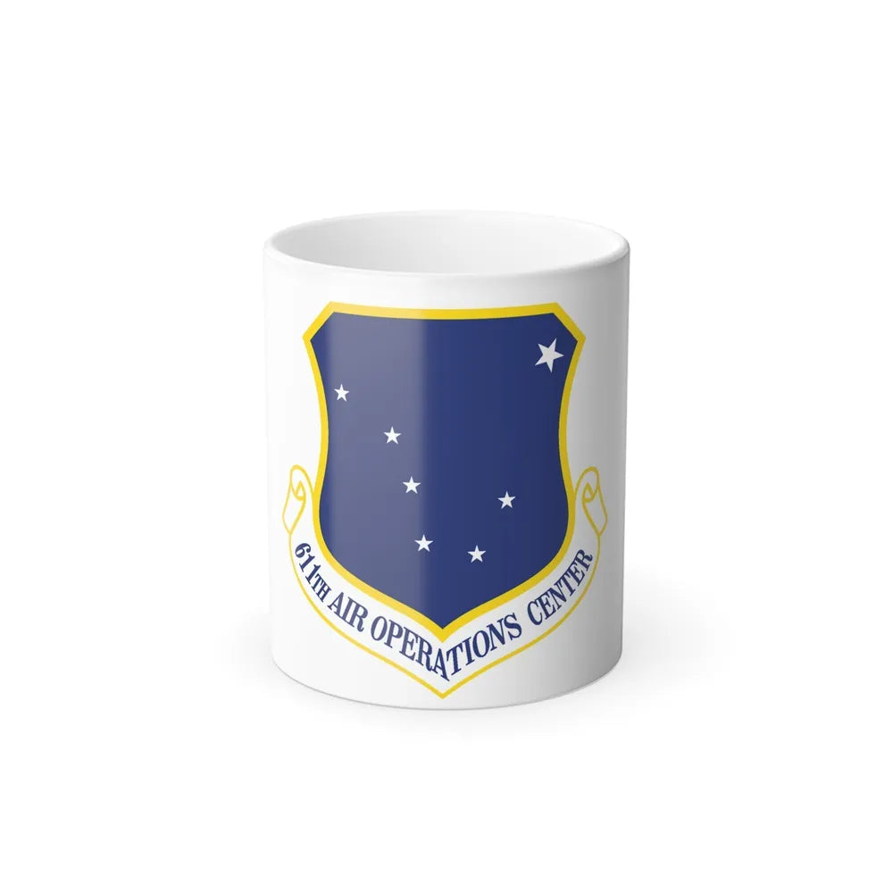 611th AOC (U.S. Air Force) Color Changing Mug-11oz-Go Mug Yourself