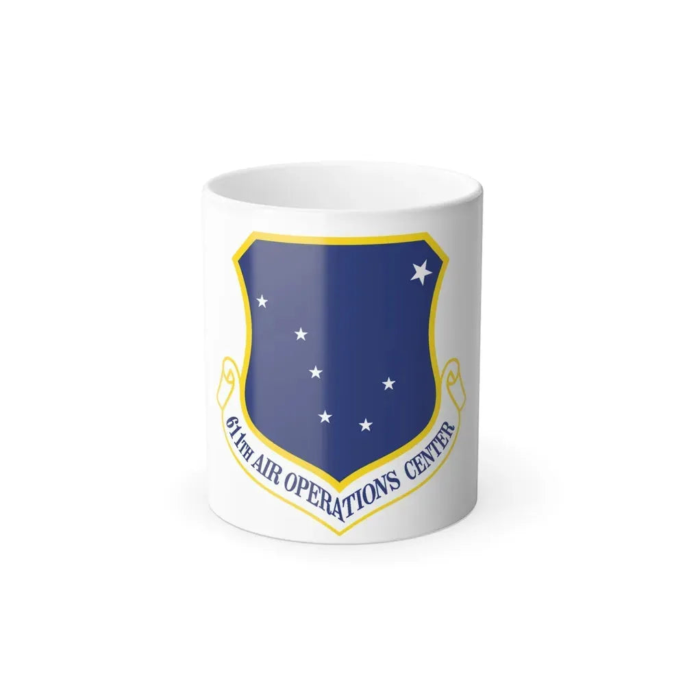 611th AOC (U.S. Air Force) Color Changing Mug 11oz - Go Mug Yourself
