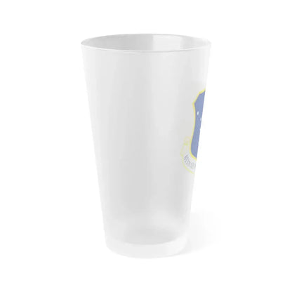 611th AOC (U.S. Air Force) Frosted Pint Glass 16oz - Go Mug Yourself