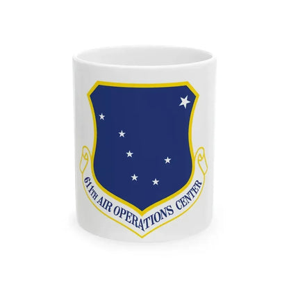 611th AOC (U.S. Air Force) White Coffee Mug 11oz - Go Mug Yourself